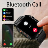 Premium L81 Square Smartwatch - Waterproof Fitness Tracker with Call Function & Extended Battery Life