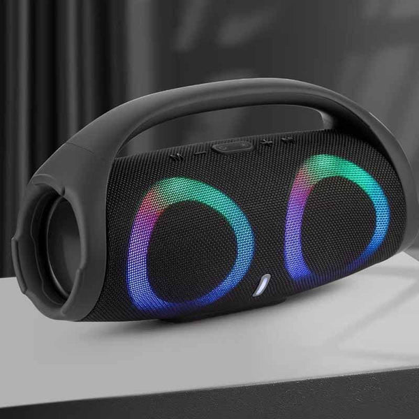 Premium RGB Bluetooth Speaker - Waterproof Portable War Drum with LED Lights