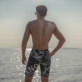 Professional Men's Swimming Trunks - Quick Dry Boxer Style Swimwear