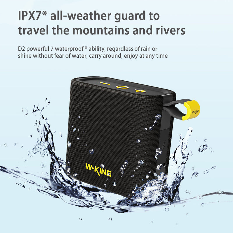 Waterproof Bluetooth Speaker - Portable Wireless Audio with Long Battery Life
