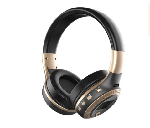 Advanced Bluetooth Wireless Headset - High-Fidelity Stereo Sound with FM Radio & TF Card Support