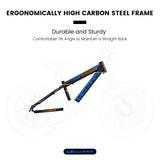 V20235 20 Inch Fat Tire Bike 7 Speed Mountain Bike, Dual Disc Brakes, High Carbon Steel Frame, Front Suspension, Mountain Buggy, City Commuter City Bike, Fat Tire Bike