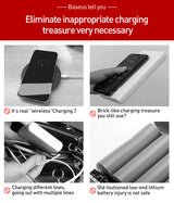 Premium 10000mAh Wireless Power Bank with LED Digital Display - Compact Fast Charging Portable Battery