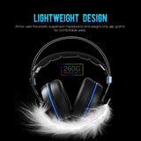 Premium Wire-Controlled Gaming Headset - Immersive Colorful Surround Stereo Audio Experience