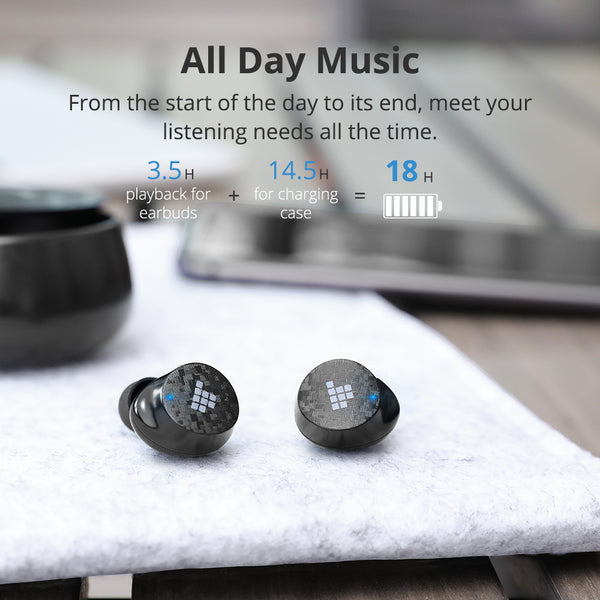 Premium Wireless Bluetooth 5.0 Sports Earbuds - Touch Control & Voice Command