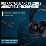 Professional Gaming Headphones - Wired Multi-Platform Headset with 50mm Drivers
