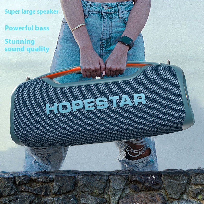 Powerful Waterproof Bluetooth Speaker - 100W Portable Stereo with Microphone