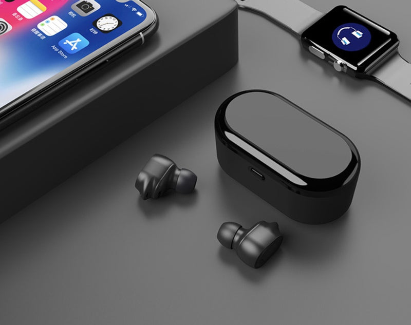 Premium Waterproof Bluetooth 5.0 Wireless Earbuds - Stereo Sound Quality
