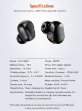 Wireless Bluetooth 5.0 Earbuds - Mini Stealth TWS Sports Headphones with Charging Case