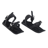 Adjustable Double-Board Ski Boots - Portable Outdoor Winter Sports Footwear with Zinc Alloy Buckles