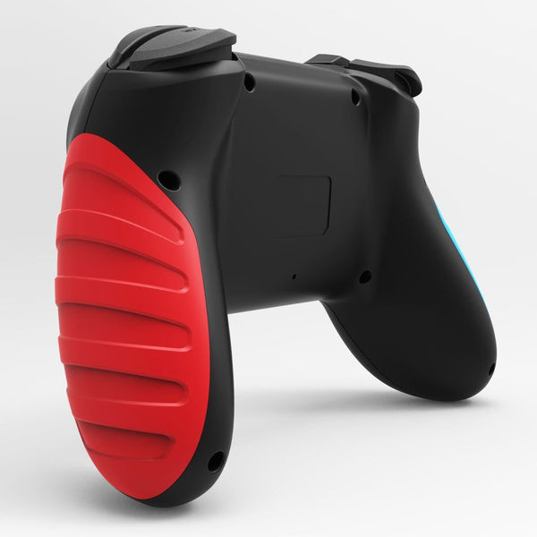 Ultimate Gaming Controller - Red & Blue Wireless Bluetooth Gamepad for Switch & PC