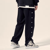 Urban Street Style Cargo Sweatpants - Men's High-Quality Cotton Blend