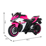 Premium 12V Electric Motorcycle for Kids - Safe Ride-On Toy with Training Wheels & LED Lights