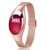 Apple Compatible Smart Fitness Tracker - Blood Pressure & Heart Rate Monitor with Sleep Tracking