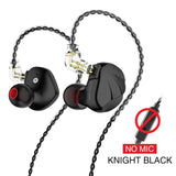 TRN VX Professional Hybrid In-Ear Earphones - 6BA+1DD Drivers with Detachable Cable