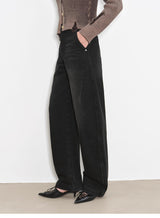 Heavy-Duty Distressed, Slim and Durable Mid-Rise  Cotton Washed Jeans