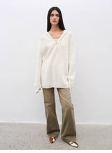 Retro All-Season Slim-Fit Versatile Floor-Length Washed Flared Jeans