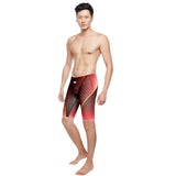 Men's Quick-Dry Swimming Trunks - Five-Point Mid-Length Boxer Style Swim Shorts