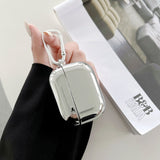 Premium Silver Mirror Phone Case - Electroplated Protective Sleeve