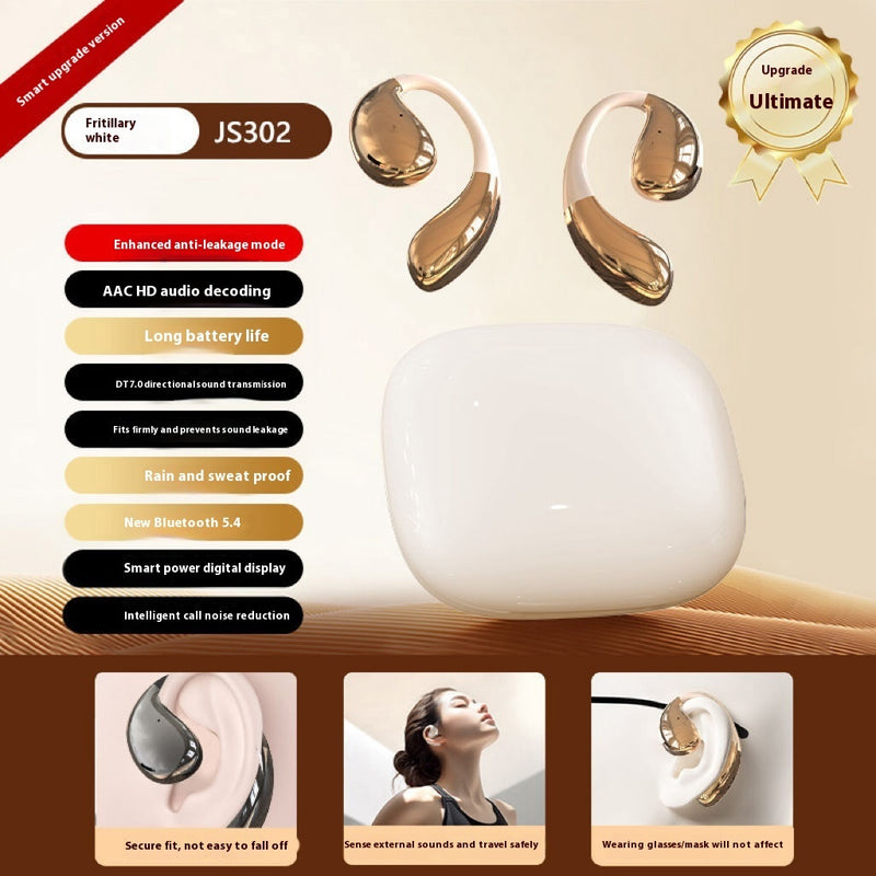 Revolutionary Bone Conduction Bluetooth Headset - Wireless Sports Earbuds with 8-Hour Battery Life