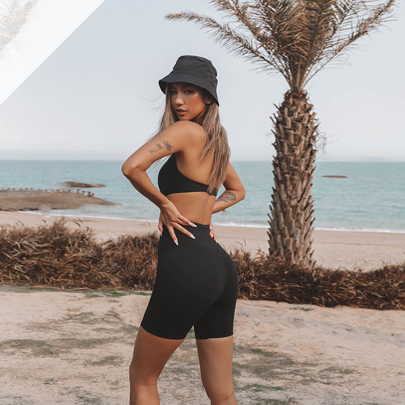 Premium Seamless Yoga Bodysuit - High-Performance Athletic Jumpsuit for Women