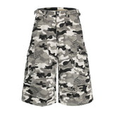Tactical Camouflage Workwear Shorts - Loose Fit Cotton Cargo Shorts for Men