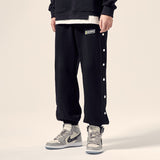 Urban Street Style Cargo Sweatpants - Men's High-Quality Cotton Blend