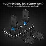 Premium Magnetic Wireless Power Bank - 12800mAh Portable Charger with LED Flashlight