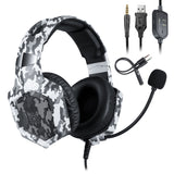 ONIKUMA K8 Professional Gaming Headset with Microphone - Wired Over-Ear Headphones