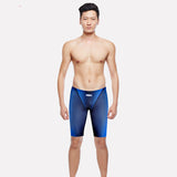 Men's Quick-Dry Swimming Trunks - Five-Point Mid-Length Boxer Style Swim Shorts