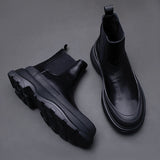 Premium Men's High-Top Casual Fashion Sneakers - Comfortable Street Style Shoes
