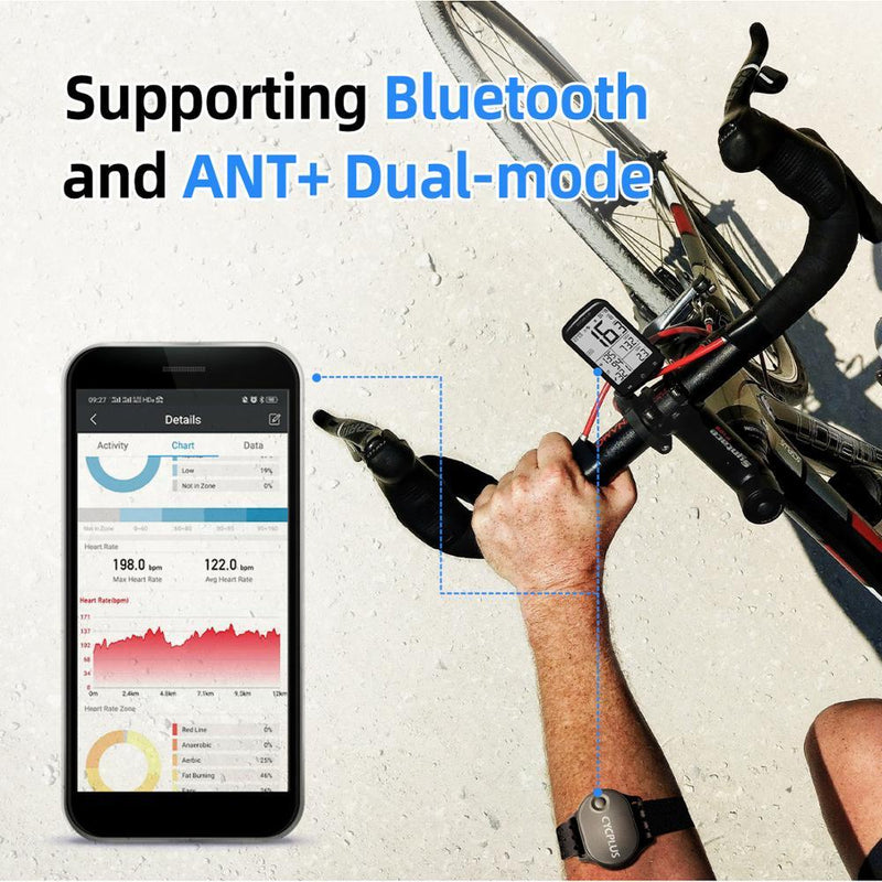 CYCPLUS Smart Heart Rate Monitor - Waterproof Photoelectric Arm Band for Fitness Tracking