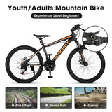 Adventure Mountain Bicycle A24299 - Black & Orange Frame