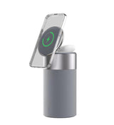 Smart Wireless Charging Station with Bluetooth Speaker & Touch Lamp - 3-in-1 Bedside Organizer