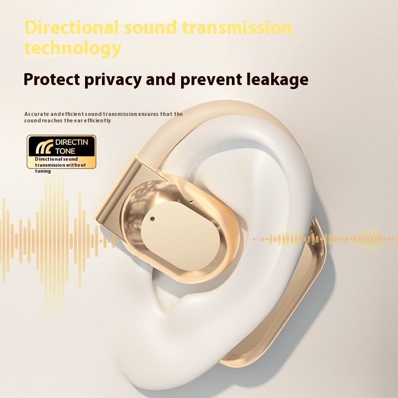 Revolutionary Open-Ear Bluetooth Headphones - Ultra-Long Battery Life with Digital Display
