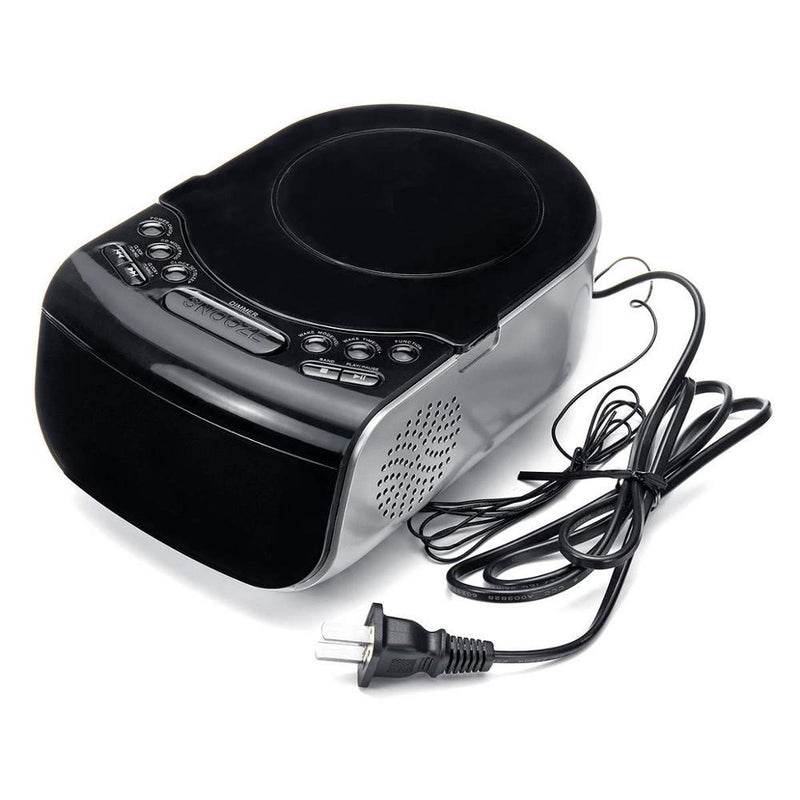 Multi-Function Digital Alarm Clock Radio with CD Player & USB Charging Port