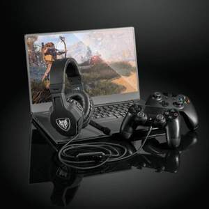 Gaming Headset with Subwoofer - Professional E-Sports Computer Earbuds with Microphone