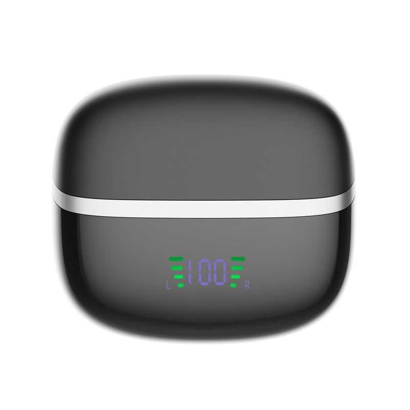 Semi-In-Ear Bluetooth 5.3 Headset - ENC Noise Reduction with Digital Display