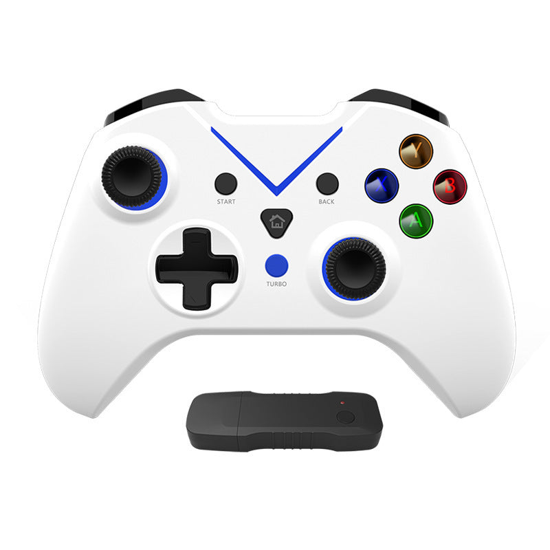Ultimate Wireless Gaming Controller - 2.4G Multi-Platform Gamepad with Vibration & LED Lights