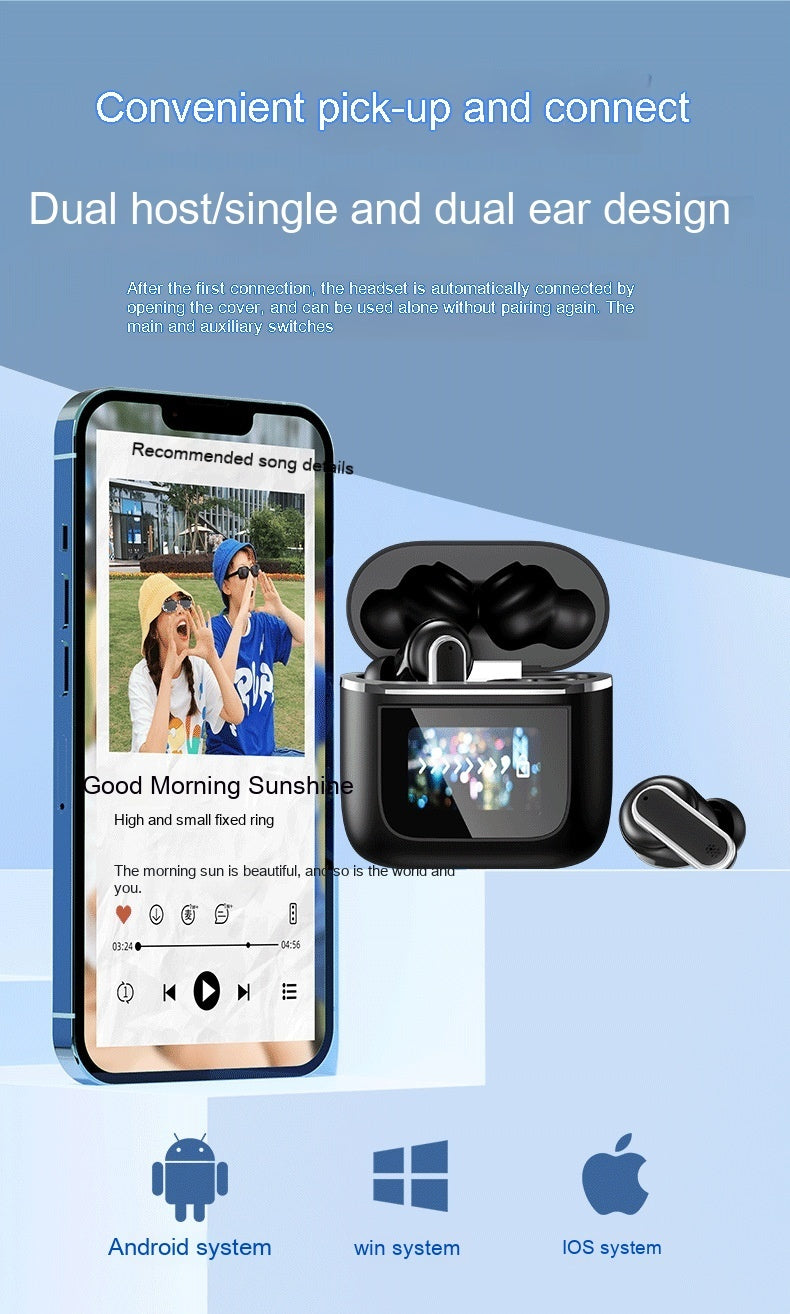 Premium Wireless Bluetooth Earbuds with Smart Touch Control & Extended Battery Life