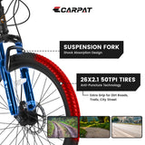 High-Performance Mountain Bicycle S26102 - Black & Orange Adventure Bike