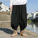 Men's Tactical Cargo Pants - Wide Leg Workwear Trousers with Large Pockets