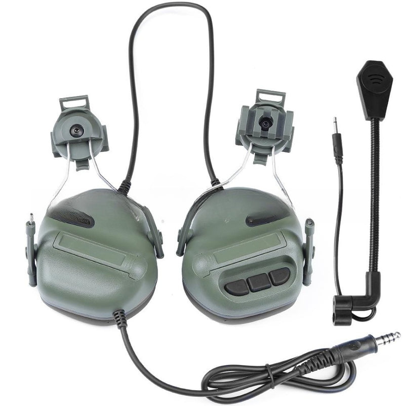 Advanced Tactical Bluetooth Headset - Military Grade Noise Reduction Helmet Style