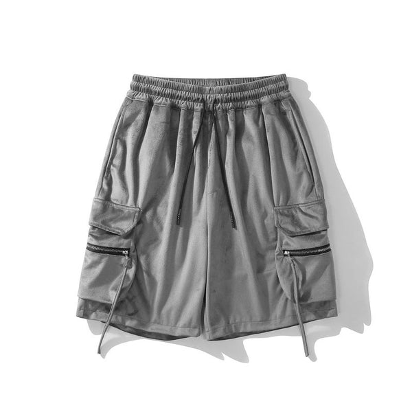 Velvet Workwear Cargo Shorts - Loose Fit Men's Casual Shorts with Large Pockets