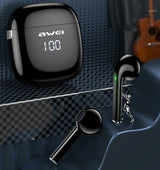 Wireless Bluetooth 5.0 Earbuds with Active Noise Cancellation & Digital Display