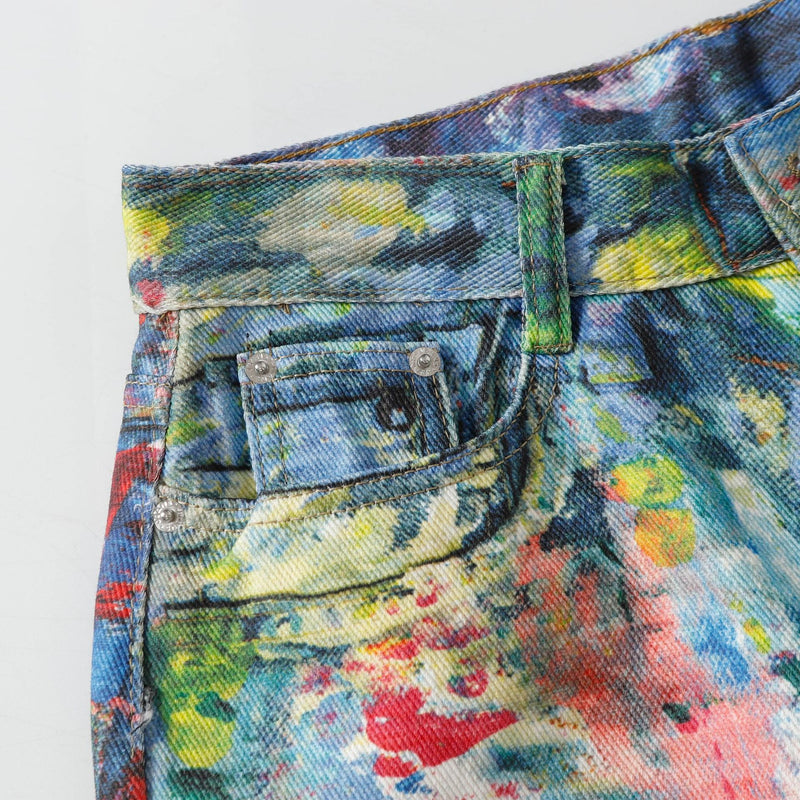Vintage Heavy Industry Loose Fit Denim Jeans - Retro Spring Collection