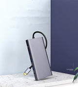 10-in-1 MacBook USB-C Hub with PD Power Delivery - Universal Docking Station