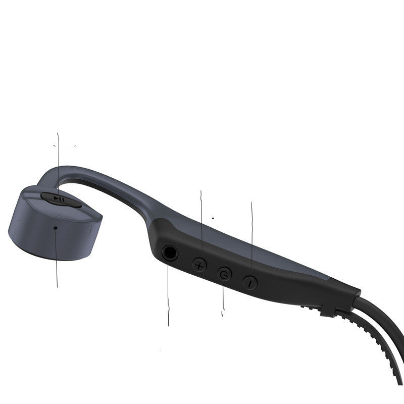Advanced K7 Bone Conduction Wireless Headphones - Waterproof Bluetooth 5.0 Sports Earphones with Built-in Memory