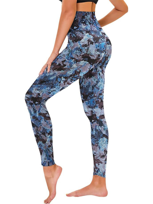 Premium High-Waist Cropped Athletic Leggings Set - 3-Pack Bundle