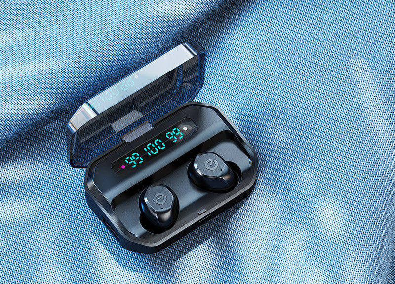 Wireless Bluetooth Earbuds - Invisible Mini Sports Running Headphones with 20m Range